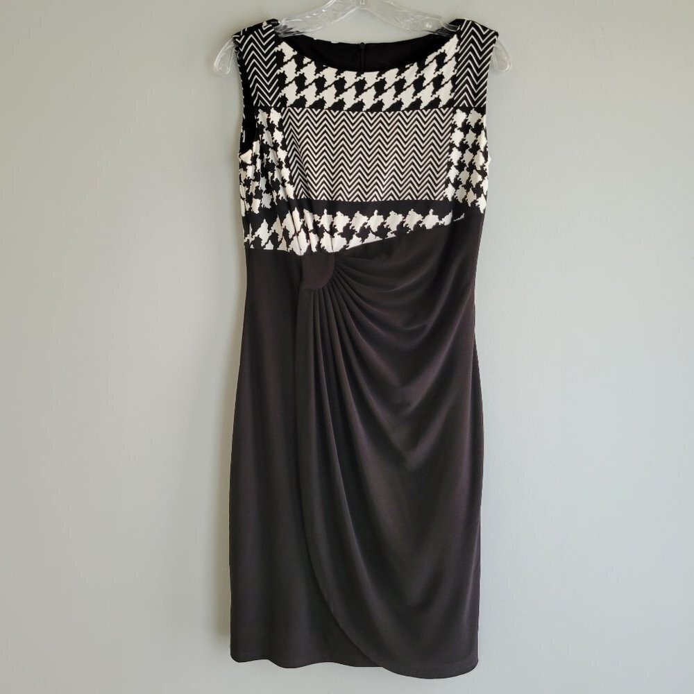 Frank Lyman of Canada Black and White Dress Size 8